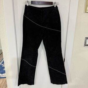 Wilsons Leather Maxima Black Suede Pants 4